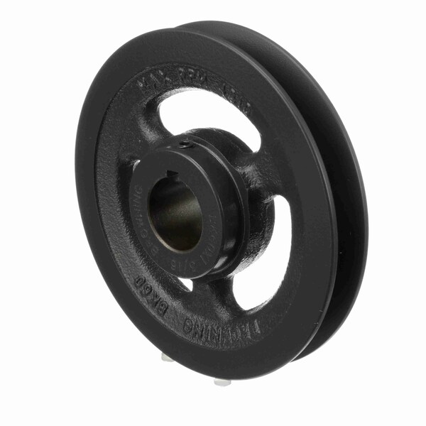 1 Groove Cast Iron FHP - Finished Bore Sheave - BK60X 1 3/16